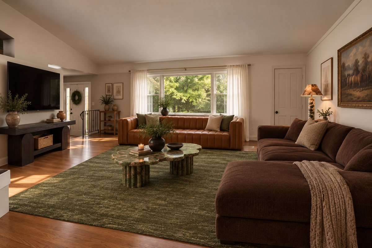 The living room