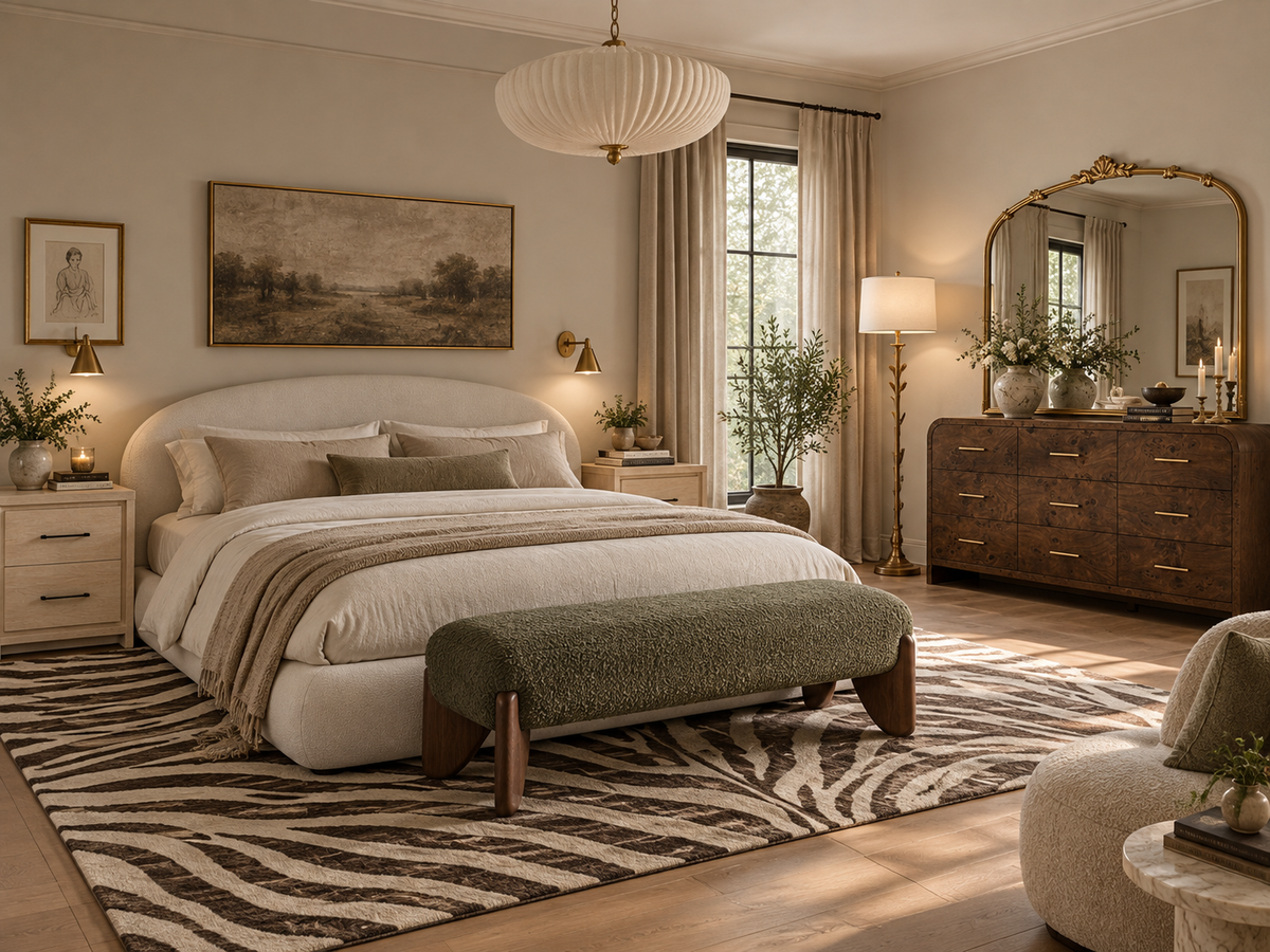 The primary bedroom